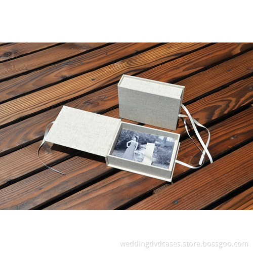 4x6 Wedding Linen Photo Gift Box